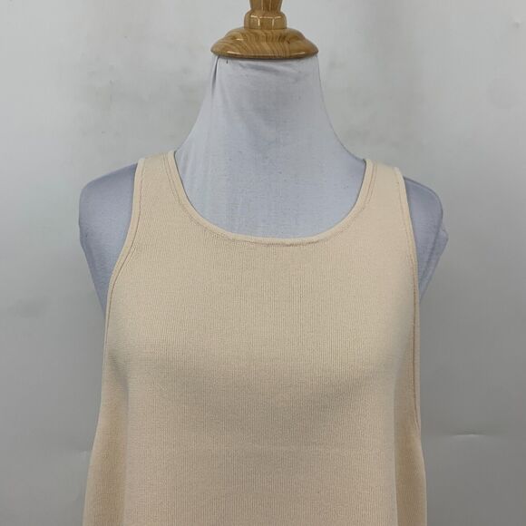 J Crew Sweater Tank Womens Plus 3X Palest Peach Supersculpt Racerback High Neck - Picture 5 of 16